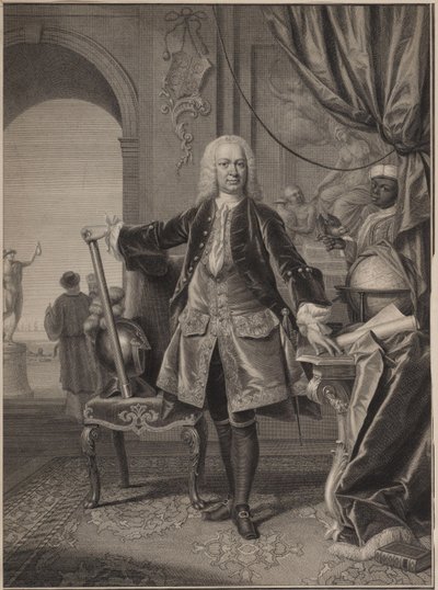 غوستاف ويليم بارون فان إمهوف ، الحاكم العام لشركة الهند الشرقية الهولندية بواسطة بيتر تانجي